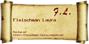 Fleischman Laura névjegykártya